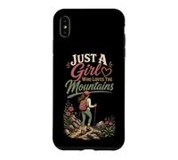 Just A Girl Who Loves The Mountains Hiking Hiker Gift Case for iPhone XS Max