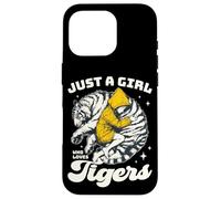 Just a Girl Who Loves Tigers Cute Animal Love Graphic Case for iPhone 16 Pro