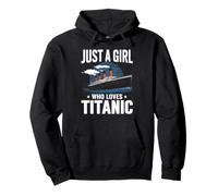 Just A Girl Who Loves Titanic RMS Titanic Ship Icebearg Pullover Hoodie
