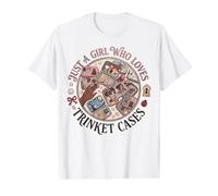 Just a Girl Who Loves Trinket Case Box Tin African American Value Graphic T-Shirt