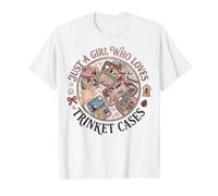 Just a Girl Who Loves Trinket Case Making Seller Box Tin T-Shirt