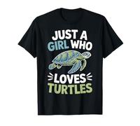 Just A Girl Who Loves Turtles Wildlife Conservation T-Shirt