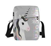 Just A Girl Who Loves unicorns messenger bag for women crossbody cross body bag Cross Body Purses Adjustable Strap for Travel business