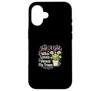 Just A Girl Who Loves Venus Fly Trap Case for iPhone 16
