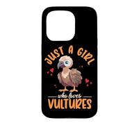 Just A Girl Who Loves Vultures Bird Lover Condor Buzzard Case for iPhone 15 Pro