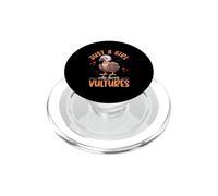 Just A Girl Who Loves Vultures Bird Lover Condor Buzzard PopSockets PopGrip for MagSafe