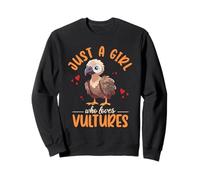 Just A Girl Who Loves Vultures Bird Lover Condor Buzzard Sweatshirt