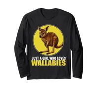 Just a Girl who Loves Wallabies Wallaby Long Sleeve T-Shirt