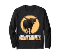 Just a Girl who Loves Water Buffalo Long Sleeve T-Shirt