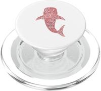 Just A Girl Who Loves Whale Sharks Floral PopSockets PopGrip for MagSafe