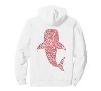 Just A Girl Who Loves Whale Sharks Floral Pullover Hoodie
