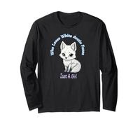Just A Girl Who Loves White Arctic Cute Foxes Woman Girls Long Sleeve T-Shirt