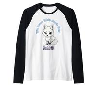Just A Girl Who Loves White Arctic Cute Foxes Woman Girls Raglan Baseball Tee