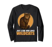 Just a Girl who Loves Wildcats Wildcat Long Sleeve T-Shirt