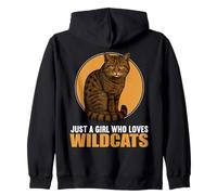 Just a Girl who loves Wildcats Wildcat Zip Hoodie
