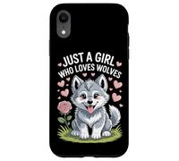 Just A Girl Who Loves Wolves Wolves Experience Nature Lover Case for iPhone XR