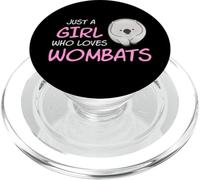 Just A Girl Who Loves Wombats PopSockets PopGrip for MagSafe