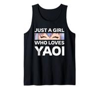 Just A Girl Who Loves Yaoi Manga Anime Girl Eyes Fujoshi Tank Top