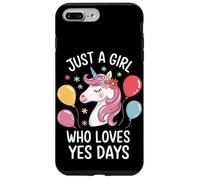 Just A Girl Who Loves Yes Days Unicorn Case for iPhone 7 Plus/8 Plus
