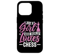 Just A Girl Who Really Loves Chess Case for iPhone 16 Pro