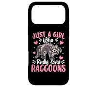 Just A Girl Who Really Loves Raccoons Case for iPhone 17 Pro Max
