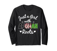 Just A Girl with Afghan Roots Afghanistan Women Girls Long Sleeve T-Shirt