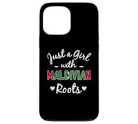 Just A Girl With Maldivian Roots Maldives Girls Dress Case for iPhone 13 Pro Max