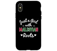 Just A Girl With Maldivian Roots Maldives Girls Dress Case for iPhone X/XS