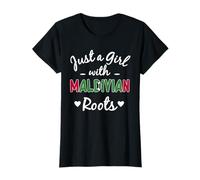 Just A Girl With Maldivian Roots Maldives Girls Dress T-Shirt