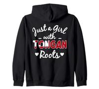 Just A Girl With Tongan Roots Tonga Heritage For Female Zip Hoodie