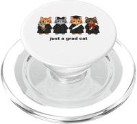 Just a Grad Cat Graduation Kittens Diploma Class of 2026 PopSockets PopGrip for MagSafe