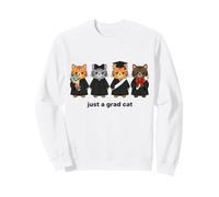 Just a Grad Cat Graduation Kittens Diploma Class of 2026 Sweatshirt