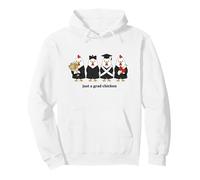 Just a Grad Chicken Graduation Hens Diploma Class of 2026 Pullover Hoodie