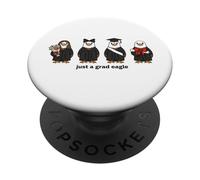 Just a Grad Eagle Graduation Bald Eagle Diploma Class 2026 PopSockets Adhesive PopGrip
