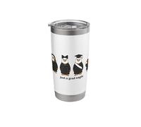Just a Grad Eagle Graduation Bald Eagle Diploma Class 2026 Stainless Steel Insulated Tumbler
