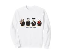 Just a Grad Eagle Graduation Bald Eagle Diploma Class 2026 Sweatshirt