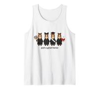 Just a Grad Horse Graduation Pony Diploma Class of 2026 Tank Top
