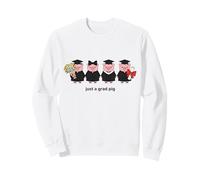 Just a Grad Pig Graduation Piglet Diploma Class of 2026 Sweatshirt