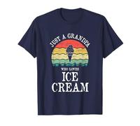 Just A Grandpa Who Loves Ice Cream T-Shirt