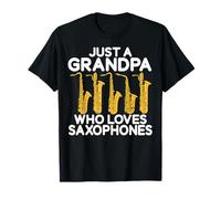 Just a Grandpa who Loves Saxophones T-Shirt