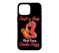 Just A Guy That Loves Snake Jazz Band Members And Musicians Case for iPhone 16 Pro Max