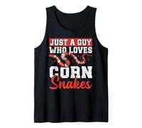 Just a Guy Who Loves Corn Snakes Reptile Design Tank Top