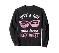 Just A Guy Who Loves Key West Florida Keys Resort Vacation Sweatshirt