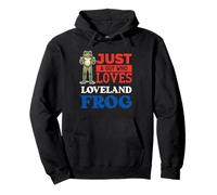 Just A Guy Who Loves Loveland Frog Pullover Hoodie
