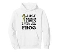 Just A Guy Who Loves Loveland Frog Pullover Hoodie