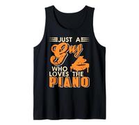 Just A Guy Who Loves Playing The Piano Humor Tank Top