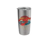 Just a Guy with a Fat Sack Retro Crawfish Boil Seafood Stainless Steel Insulated Tumbler