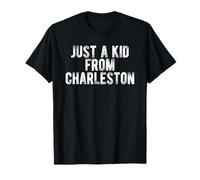 Just A Kid from Charleston Retro Love Hometown Charleston T-Shirt