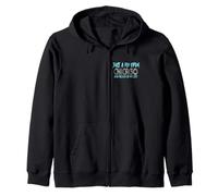 Just A Kid From Chicago Funny Hometown Zip Hoodie