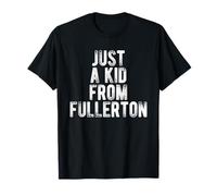 Just A Kid from Fullerton Retro Love Hometown Fullerton T-Shirt